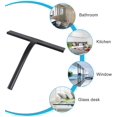 thumbnail image 5 of Silicone shower scraper with stainless steel core (black), 5 of 5