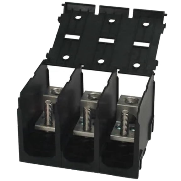 1333559CH Terminal Block, Power, 3 Pole, 310 AMPS, 600V AC/DC, w/cover