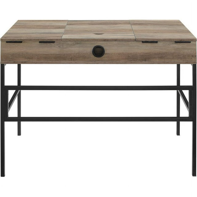 Bureau d'Ordinateur avec Support pour Tablette en Gris