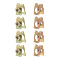 thumbnail image 1 of unbranded 8Ud Sujetadores Metálicos Dorados Para Parachoques De Auto Con Ajuste Y Resistente, 1 of 6