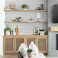 thumbnail image 3 of S4Sassy Geometric Knot Pattern Wallpaper Gray Walls Covering, 25" x 120" Self-Adhesive Vinyl Wall Paper, Decorative Wallwrap, Easy DIY Wall Covering For Bedroom, Living Room, Living Space, 3 of 9