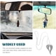 thumbnail image 3 of FELTECHELECTR Espejo retrovisor de coche con alas de ángel, accesorio colgante personalizado, 3 of 4