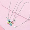 thumbnail image 2 of 2Pcs/Set Best Friends Broken Heart Puzzle Rainbow Koala Pendant Necklace Best Friends Forever BFF Friendship Jewelry for Women Girls Teens - -, 2 of 4