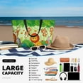 thumbnail image 5 of Xecao African Animals in the Jungle for versatile beach bag for women includes zipper pockets and waterproof material, ideal for vacations and adventures., 5 of 7