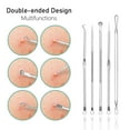 thumbnail image 4 of Blackhead Extraction Tool Kit - Blackhead Remover Tool Comedones Extractor Acne Removal Kit for Blemish Pimple Popper Tool for Whitehead Popping - 7 Pcs Set Removing for Nose Face Tools, 4 of 8