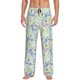 thumbnail image 1 of Balery Honey Bees And Flowers Pantalones de pijama para hombre, pijama ultraligero, pantalón de descanso-Medium, 1 of 6