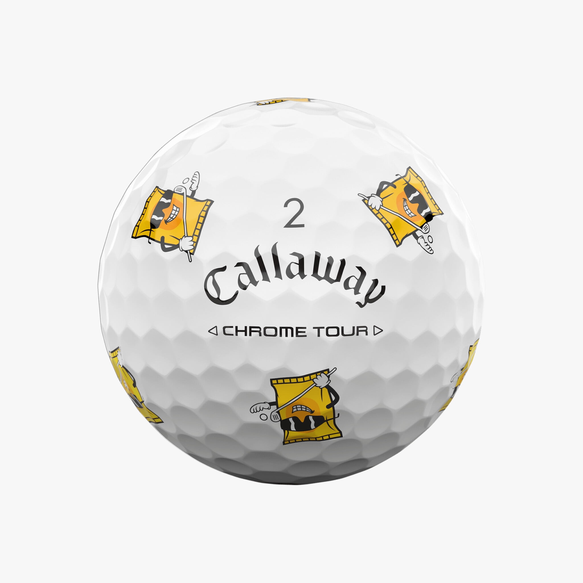 (2 pack) Callaway Golf 2024 Chrome Tour Truvis TurnBox Limited Edition Golf Balls 1dz