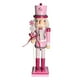 thumbnail image 1 of Figura de marioneta de cascanueces de 35 cm, Cascanueces navideños, Estatua de soldado de madera de juguete, Molino, 1 of 8