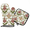 Multicolor 2, variant on CURLYOOT Wildflower Ladybugs Oven Mitts and Pot Holders 2 pcs Set, Decorative Kitchen Gloves Hot Pads Washable Oven Glove for Cooking Baking
