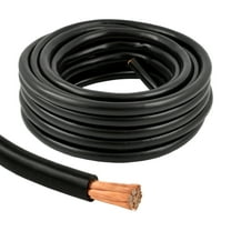 4 Gauge 25 Feet High Performance Flexi Amp Power/Ground Cable 4 AWG Wire Black