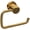 Brushed Gold, variant on Riobel Pb3 Parabola Wall Mounted Euro Toilet Paper Holder - Black