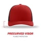 thumbnail image 2 of Gorra de béisbol Richardson 112 Trucker Snapback Split Rojo/Negro, 2 of 7
