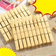 thumbnail image 4 of 20PCS/SET Home Convenient Laundry Natural Bamboo Windbreak Clips Clothes Pegs, 4 of 10