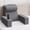 DarkGray, variant on Reading Pillow for Bed Sitting Up, Backrest Cushion with Adjustable Armrests and Back Support, Bed Pillow with Cup Holder and Large Pocket for Reading, Watching TV, Gaming & Relaxing