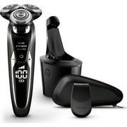 Angle View: Philips Norelco 9700 Rechargeable Wet/Dry Electric Shaver S9721/84