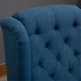 thumbnail image 6 of Blue Fabric Accent Chair with Breathable Material / Comfortable Seating in Any Room, 6 of 6