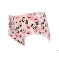 thumbnail image 4 of Delta Burke Women's Plus Sized Sexy Smooth High Rise Briefs 5 Pack - Floral Pinks - 8 X-Large, 4 of 11