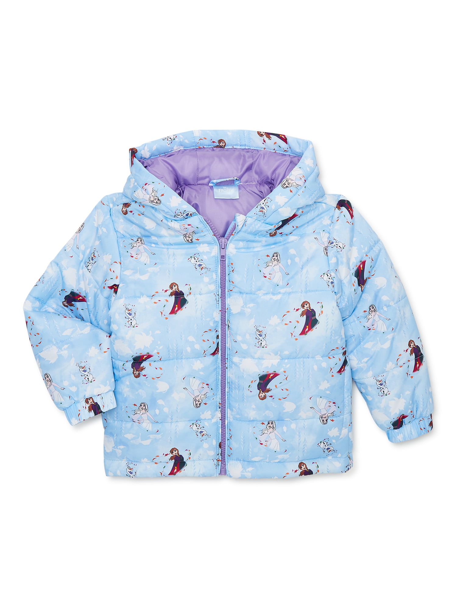 Patterned Fleece Jacket - Light blue/Frozen - Kids