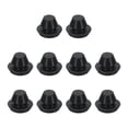 thumbnail image 1 of 10 piezas de tapones para agujeros de 1/4 de pulgada (7mm) que se ajustan a agujeros de 5mm, tapón de tubo de bloqueo a presión de gel, negro, 1 of 6