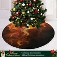 thumbnail image 6 of FMSHPON Baseball Football Fire Xmas Christmas Tree Skirt Stand Mat for Holiday Party Decoration Indoor Outdoor 48 inches, 6 of 6