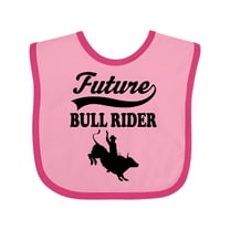 Inktastic Future Bull Rider Rodeo Riding Boys Baby Bib