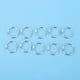 thumbnail image 4 of Accesorios para pájaros, 10 piezas, accesorios para pájaros, loros, tobillera, anillo, tobillera para pájaros, compacto y ligero, 4 of 8