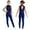 Navy Blue, variant on Kids Girls Shiny Full Body Unitard Rhinestone One Piece Leotard Sleeveless Gymnastics Dancewear Purple 6