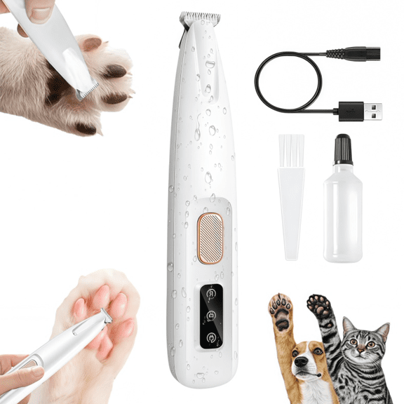 2026 New Upgrade Cat Trimmer, Calmclippers for Cats - Pet Paw Fur Trimmer, Calm Clippers for Cats, Paw Trimmer for Small Dogs Quiet, Calm Clippers Pet Micro Precision Trimmer