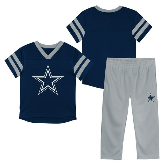 Toddler Navy Dallas Cowboys Red Zone Jersey & Pants Set