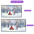 thumbnail image 5 of Hello Winter Exotic Shorthair Football Snowman Welcome Snowy Morning Desk Mat Full Keyboard Mouse Pad Cat Lover Kitten Owner Gifts Large Mousepad - 01012, 5 of 5