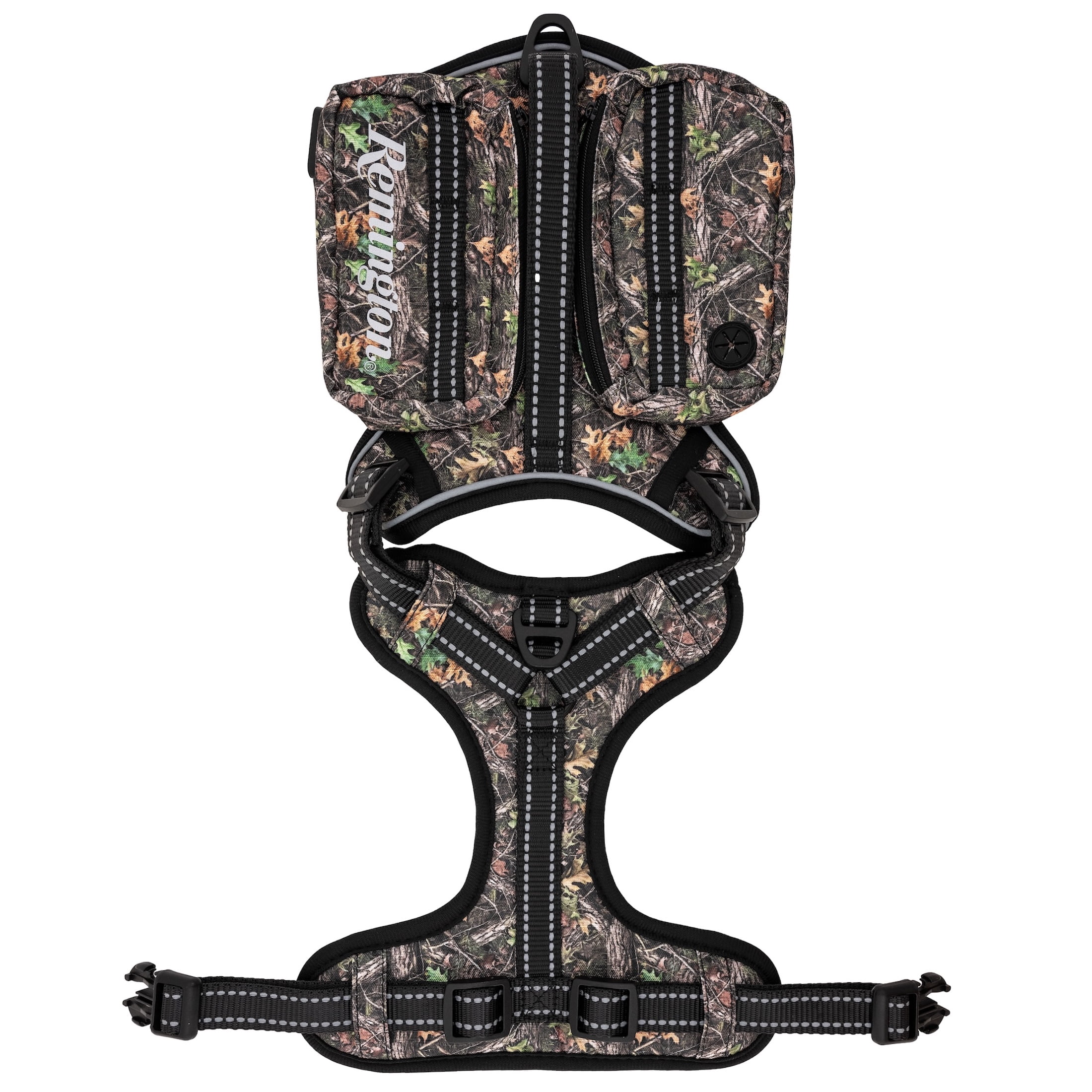 Remington Saddle Bag Dog Harness, Camo, Size S
