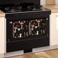 thumbnail image 3 of 2 Pcs Funny Kitchen Towels,Colorful Mushroom Leaf Black Pattern Microfiber Dish Towels,Kitchen Tea Towels,Kitchen Towel Set (18" X 26"), 3 of 7