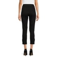 thumbnail image 3 of Martha Stewart Everyday Women's Pull On Crop Pants with Faux Pearl Hem, 3 of 5
