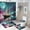 Ship-9, variant on Fantasy Ship Print Shower Curtain Set 4-Set Moonlight Night Scene Magical Bathroom Decor Set U-Mat ,Floor Mat ,Toilet Cover Mat,Shower Curtain with 12 Hooks,72inx72in