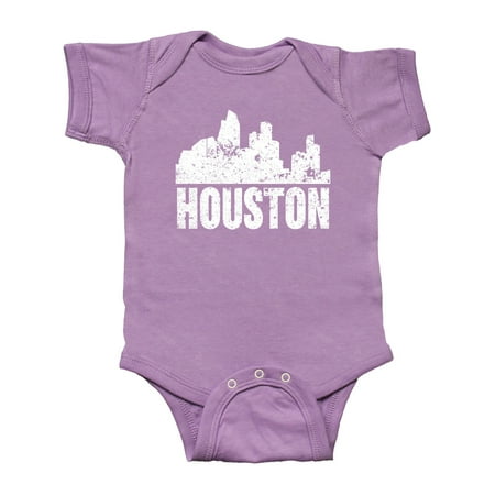 

Inktastic Houston Skyline Grunge Gift Baby Boy or Baby Girl Bodysuit