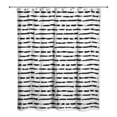 thumbnail image 2 of Creative Products Black Painted Strokes  71x74 Shower Curtain, 2 of 2