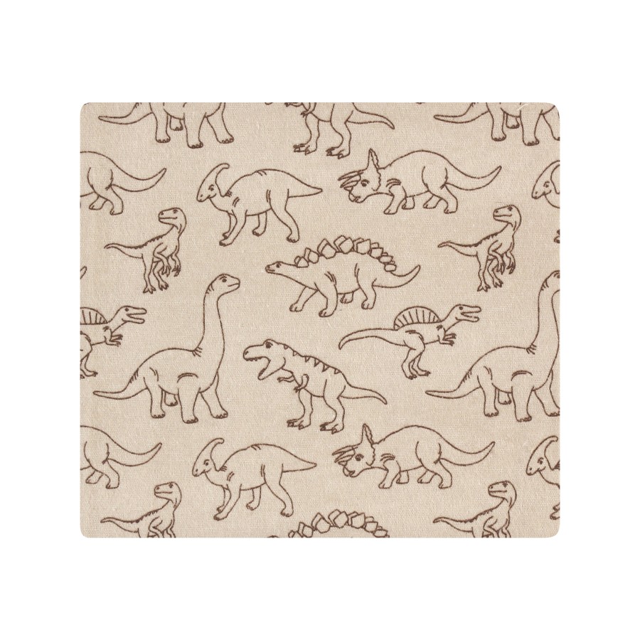 Hudson Baby Unisex Baby Cotton Poly Flannel Receiving Blankets, Dinosaur Adventures, One Size