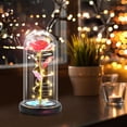 thumbnail image 2 of Otonpe de rosa de cristal para Navidad y San Valentín, 2 of 9