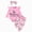 A35-Athletic Outfit Sets-Pink, variant on XZNPDUCQ 6-9 Months Newborn Baby Teen Girls Clothes Outfit Ruffle Romper Tops Floral Pants Outfit Fall Winter Clothing Casual School Outfits A35-Pink