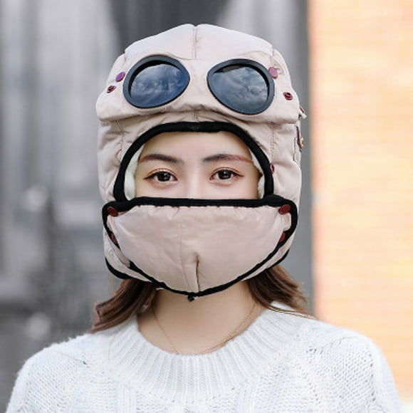 Ganfancp Men Women Ski Mask Beanie Cap Knit Face Mask Winter Hunting Ear Warm Workout Hat for Indoor/Outdoor