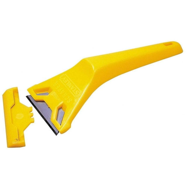 Rascador de ventanas Stanley 0-28-590 con 1 hoja, amarillo