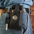 thumbnail image 2 of TUOBARR Multifunctional Leather Mobile Phone Bag Belt Waist Bag For Outdoor Sports, 2 of 5