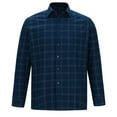thumbnail image 2 of Aloohaidyvio George Men's Plaid Flannel Shirts Long Sleeve Regular Fit Button Down Causal Shirts, 2 of 5