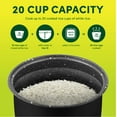 thumbnail image 4 of AROMA® 20-Cup Digital Rice Cooker & Food Steamer with Bonded Granite® Nonstick Ceramic, 4 of 10