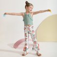 thumbnail image 5 of GYRATEDREAM Toddler Baby Girl Pant Set Clothes Crop Tank Top Flare Print Bell Buttoms Trousers Summer Outfits 1-6 Years, 5 of 11