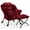 Dusty Rose, variant on Avocahom Lazy Chair with Ottoman,Thick Padded Modern Accent Armchair,Upholstered Leisure Sofa Chair with armrest,Reading chair with Footstool for bedroom,living room