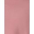 thumbnail image 5 of DARING DIVA Women's Half Sleeve Mock Turtleneck Casual Top S Dark Pink, 5 of 6