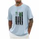 thumbnail image 1 of Camisetas de Manga Larga para Hombre Algodón Impresión Cuello Redondo Blusas de Moda Casual, 1 of 3