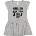 thumbnail image 3 of Inktastic Mississippi Awesome Since 1836 Girls Toddler Dress, 3 of 5