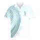 thumbnail image 4 of Blusa y camisa de manga corta con cuello vuelto para hombre, blusa informal con botones y estampado geométrico, blusa de manga corta con cuello vuelto para hombre, 4 of 5